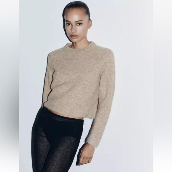 Zara Alpaca Wool Blend Sweater - Picture 3 of 11